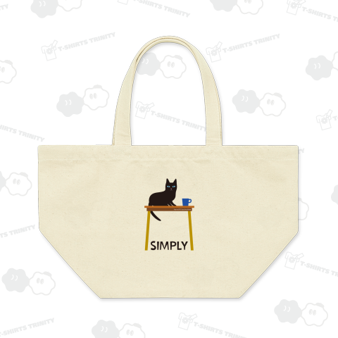 デザインにゃんこシリーズ テーブルと黒ねこ