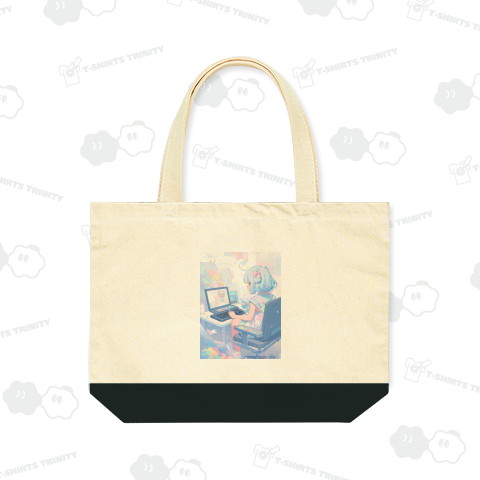 パソコンしてる女の子