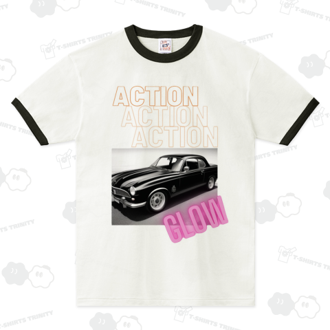 ACTION 車 イラスト フロントプリントver.