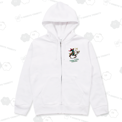 トナカイに乗るカウボーイ