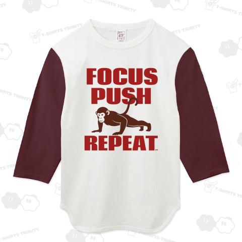 お猿さんの腕立て伏せ