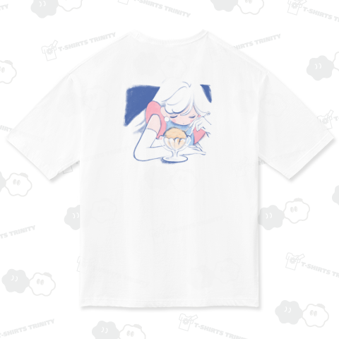 mayonaka ice cream ビッグシルエットTシャツ(5.6オンス)