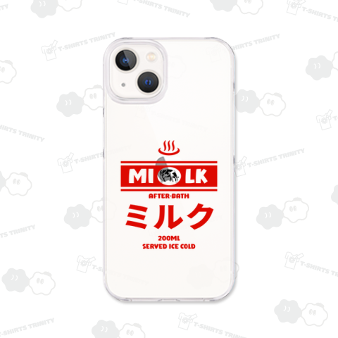 温泉牛乳のミルク♨