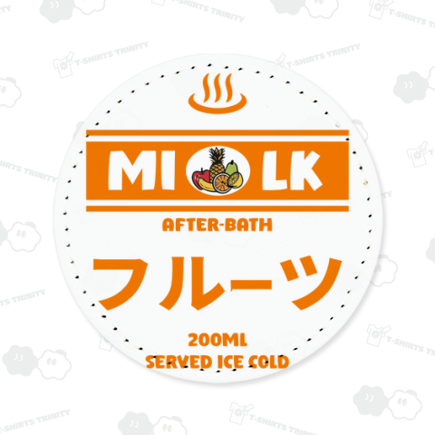 温泉牛乳のフルーツ牛乳♨