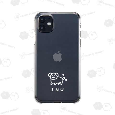 丸っこいわんちゃん (白線)