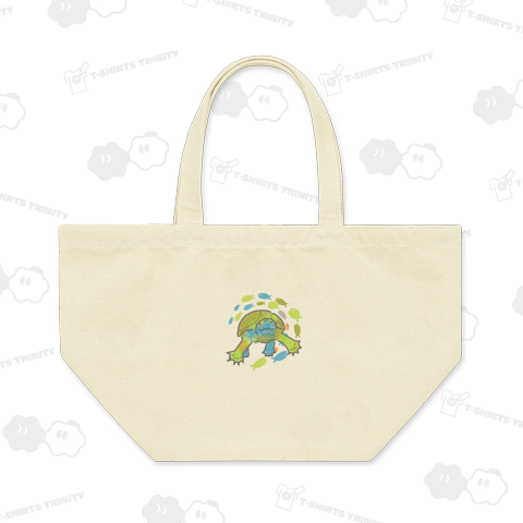 前進!カメとお魚 ブルー系