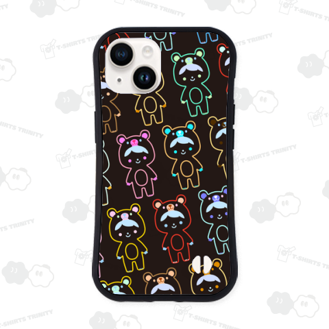 着ぐるみの集団 黒背景Ver