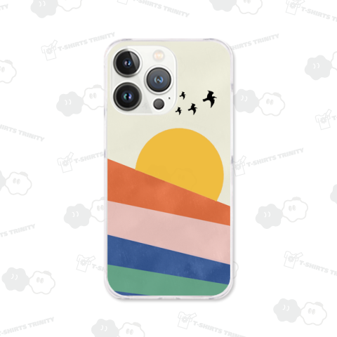 nature - flying birds over the sun