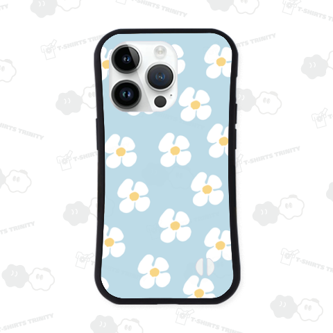 フラワー - ライトブルー