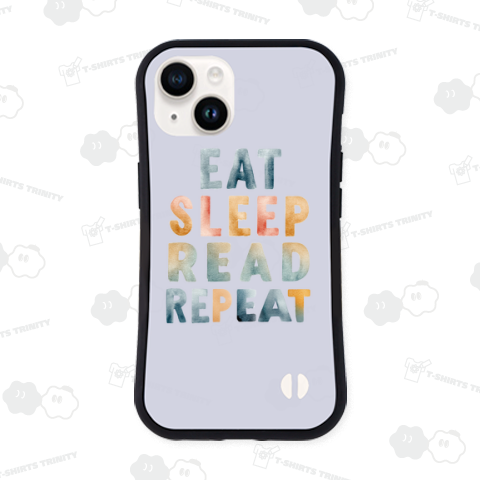 Eat Sleep Read Repeat – 読書好きのためのミニマルな文字デザイン