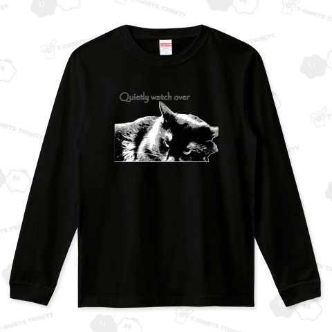 静かに見守るぶーちゃん