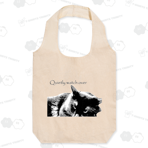 静かに見守るぶーちゃん