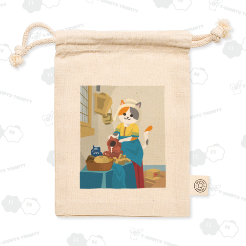 牛乳を注ぐ女(ねこ)