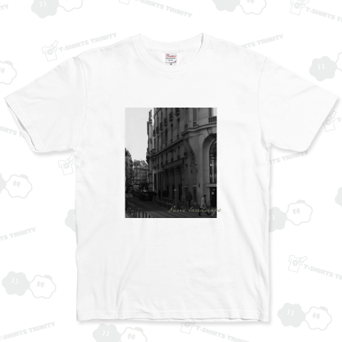 パリの風景 ベーシックTシャツ(5.0オンス)