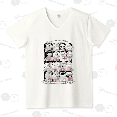 映画館で映画を観る伝説の生き物たち