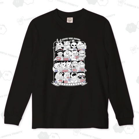 映画館で映画を観る伝説の生き物たち