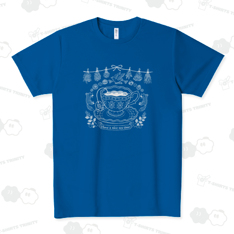 キツネのティータイム(ホワイト)