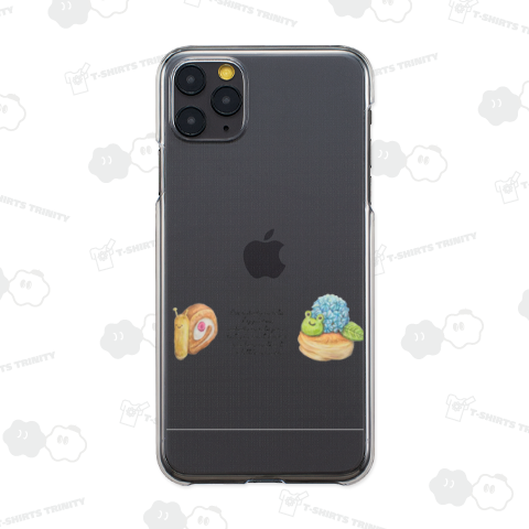 カタツムリ ロールケーキ と 紫陽花パンケーキ