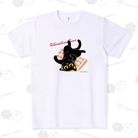 ヘソ天ねこ_タオル