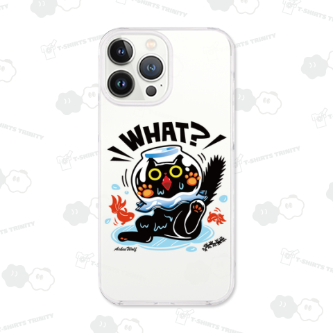 猫が金魚鉢にハマって大慌て!