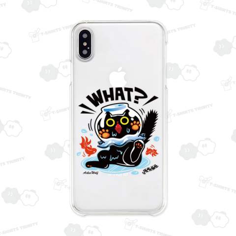 猫が金魚鉢にハマって大慌て!