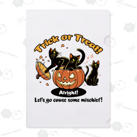 かぼちゃから黒猫!ハロウィンだ!いたずらしにいこう!_白