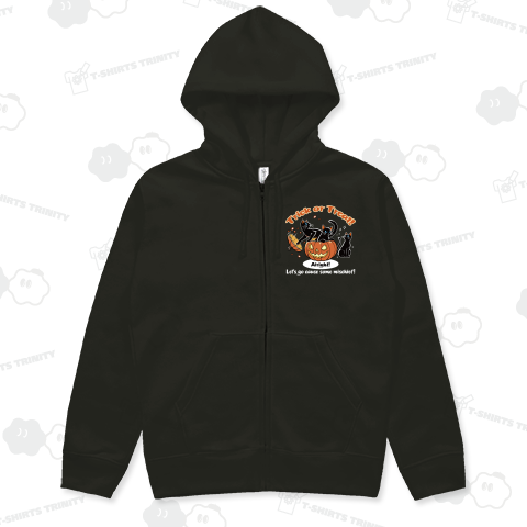 かぼちゃから黒猫!ハロウィンだ!いたずらしにいこう!_黒