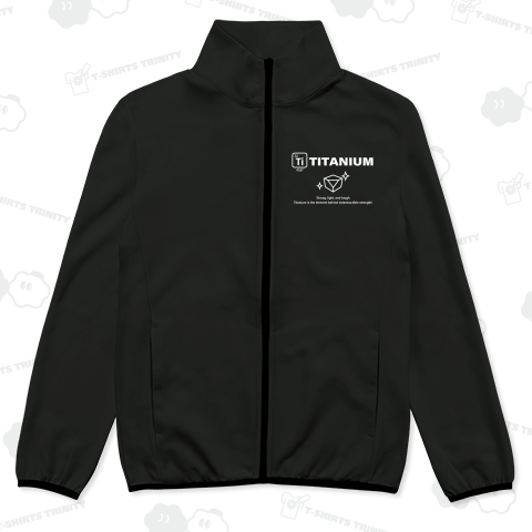 元素記号Ti・チタンのミニマル理科デザイン_黒