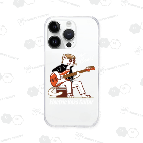 ベースで低音キメる・渋猫ベーシスト_シンプル版_黒