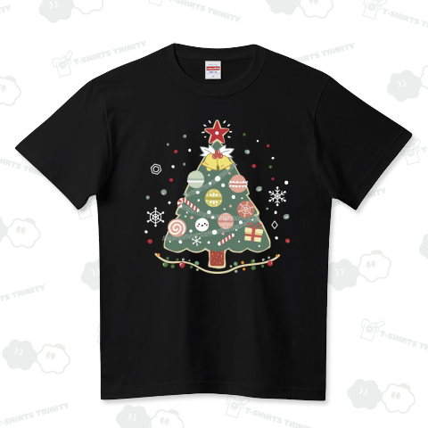 シックなクリスマスツリー_黒