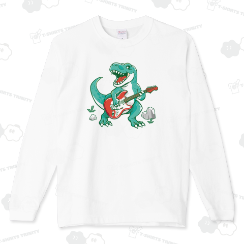 ティラノ・ロッキンギター_白