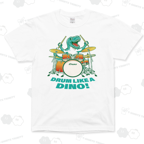 ティラノ・ドラミングソウル_白