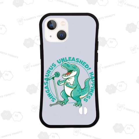 ティラノ・熱唱シンガザウルス_白