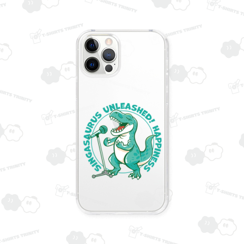 ティラノ・熱唱シンガザウルス_白