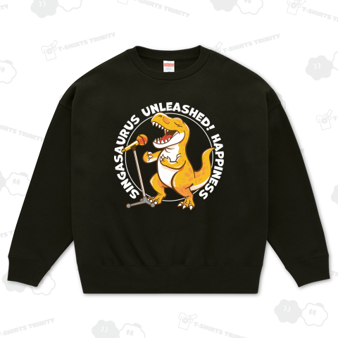 ティラノ・熱唱シンガザウルス_黒