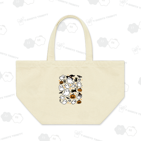 ハロウィン・ゴーストがいっぱい_白