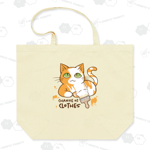 ペンキで衣替えするのんびり猫_WH