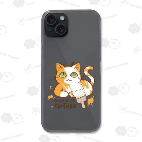 ペンキで衣替えするのんびり猫_WH