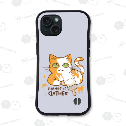 ペンキで衣替えするのんびり猫_WH