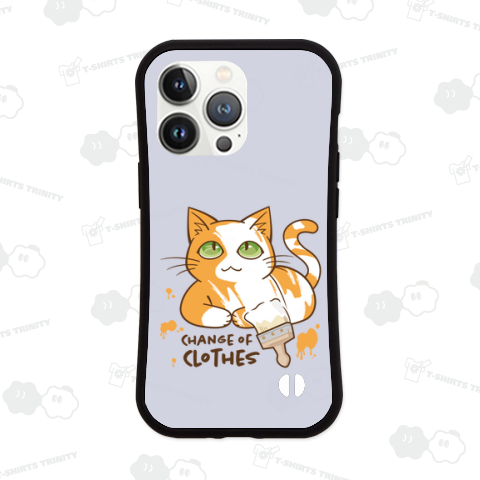 ペンキで衣替えするのんびり猫_WH