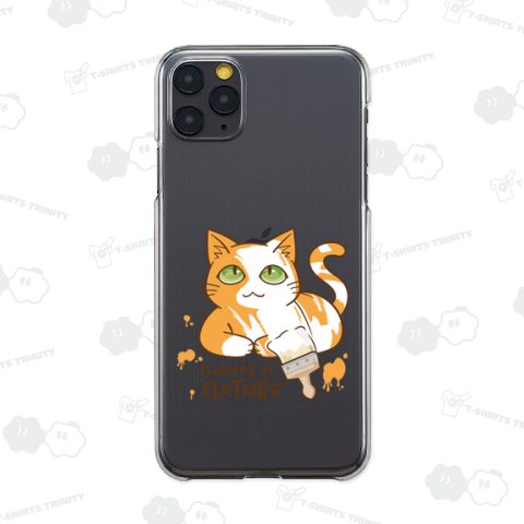 ペンキで衣替えするのんびり猫_WH