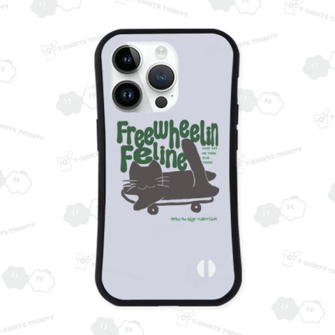 ねこのひげあつめ。すけぼーごろごろがらがらねこねこバックプリント