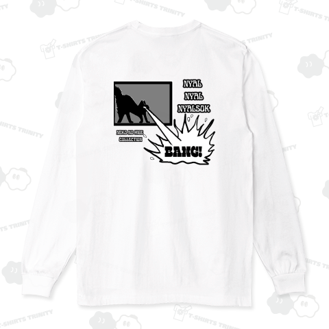 バックプリント にゃるにゃるにゃるそっく2クロ:ねこのひげあつめ。