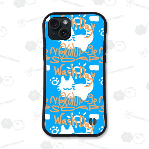 ねこのひげあつめ。せんたくせっけん風イラストのみ