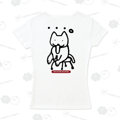 バックプリント:らくがきもえつきたねこBクロ:ねこのひげあつめ。