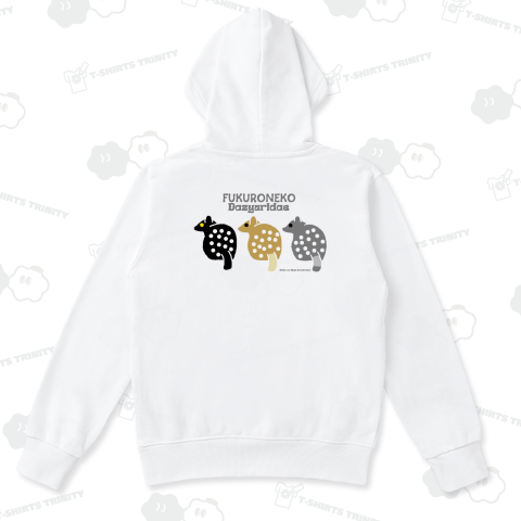 バックプリント:フクロ・フクロ・フクロネコ