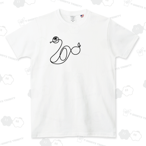 シンプルで洗練されたデザインのへび