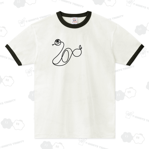 シンプルで洗練されたデザインのへび