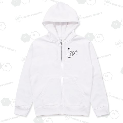 シンプルで洗練されたデザインのへび