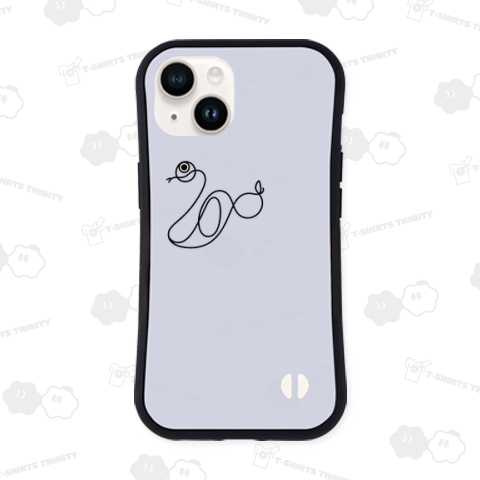 シンプルで洗練されたデザインのへび